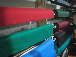 Pool table refelting cloth in Asheville